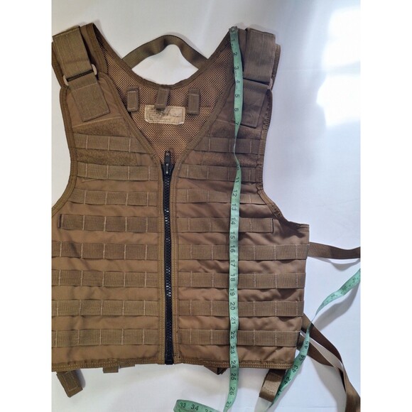 London Bridge Trading Co Molle Full Military Tactical Vest Load Bearing Brown - Picture 15 of 16